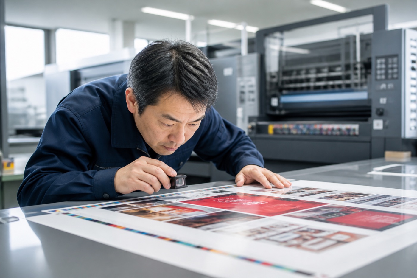 色校正・検品作業